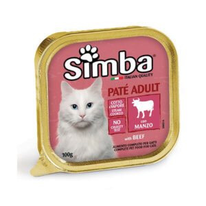 SIMBA ΠΑΤΕ ΓΑΤΑΣ 100gr ΜΟΣΧΑΡΙ