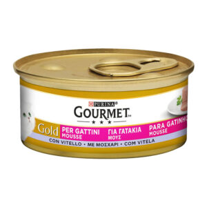 GOURMET ΚΟΝΣΕΡΒΑ ΓΑΤΑΣ 85gr ΜΟΥΣ ΜΕ ΜΟΣΧΑΡΙ