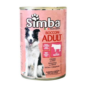 SIMBA ΚΟΝΣΕΡΒΑ ΣΚΥΛΟΥ 415gr ΜΟΣΧΑΡΙ